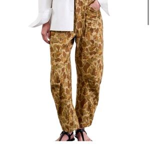 Nili Lotan CAMOUFLAGE SHON PANT IN DESERT CAMO Size 6
